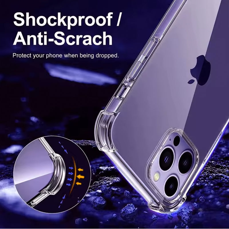 Crystal Clear iPhone Case 14/14 Plus/14 Pro/14 Pro Max