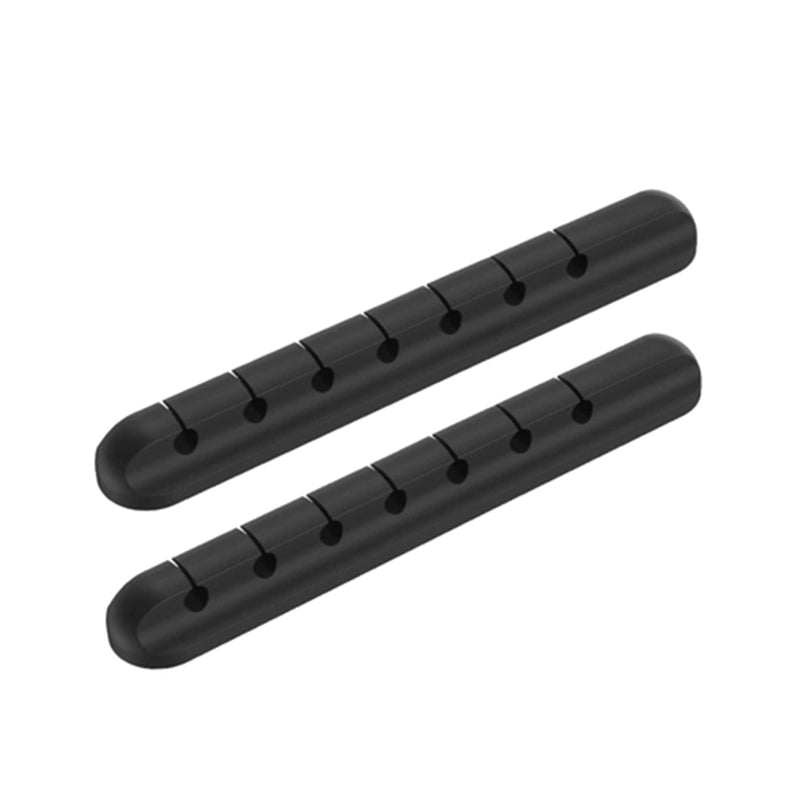 Multi-Slot USB Cable Organiser - 7/5/3 Slot Desktop Cord Management Clip for Neat Wire Holding