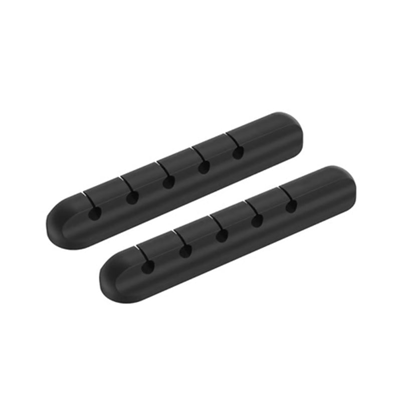 Multi-Slot USB Cable Organiser - 7/5/3 Slot Desktop Cord Management Clip for Neat Wire Holding