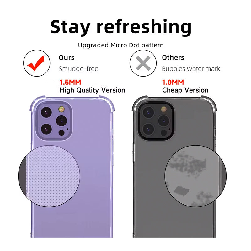 Crystal Clear iPhone Case 14/14 Plus/14 Pro/14 Pro Max