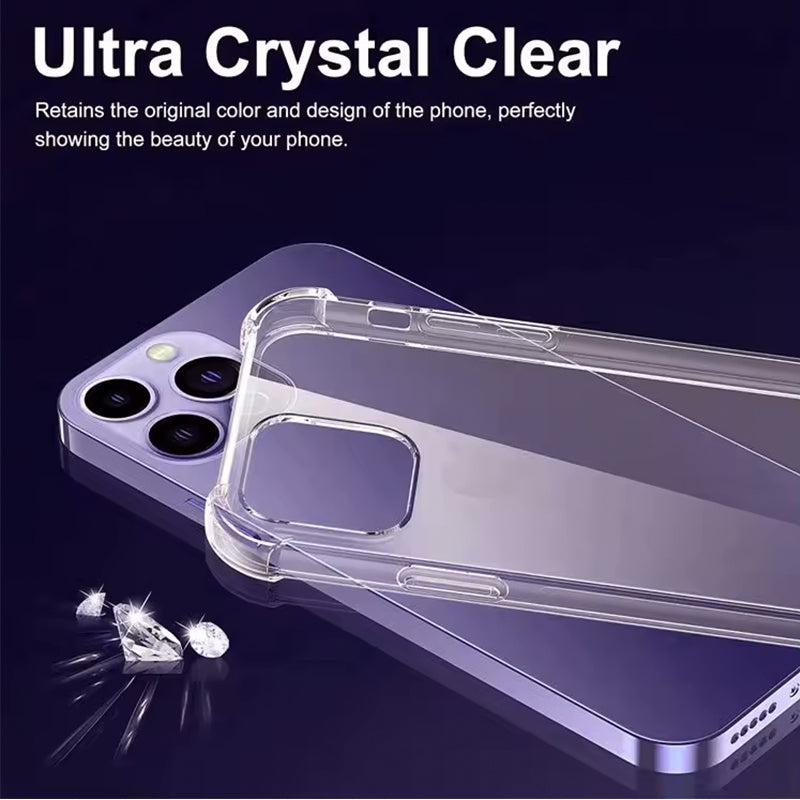 Crystal Clear iPhone Case 14/14 Plus/14 Pro/14 Pro Max